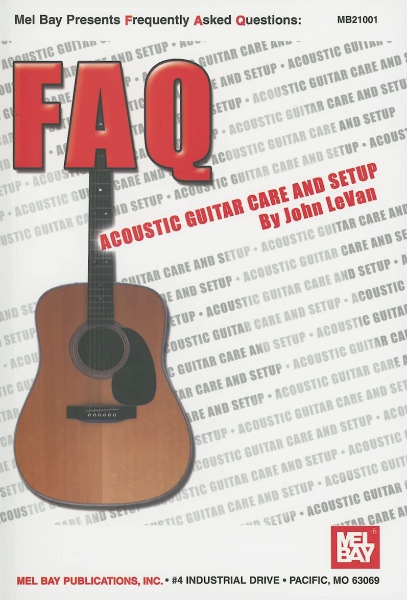 Mel Bay Faq Acoustic Guitar Care & Setup (Faq),Used