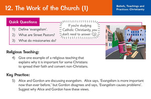 New 91 GCSE AQA A Religious Studies: Christianity & Buddhism Revision Question Cards: perfect for catchup and the 2022 and 202,Used