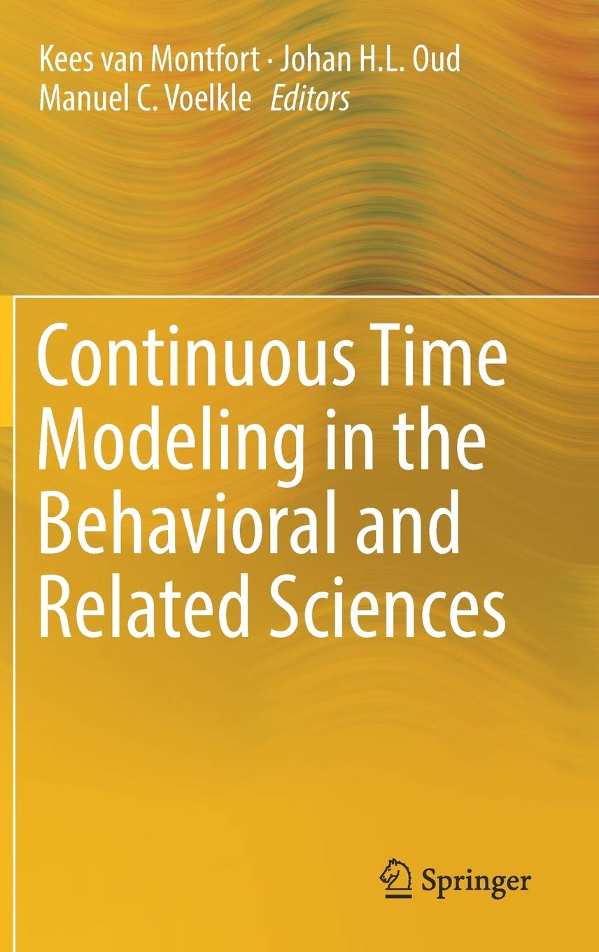 Continuous Time Modeling in the Behavioral and Related Sciences,Used