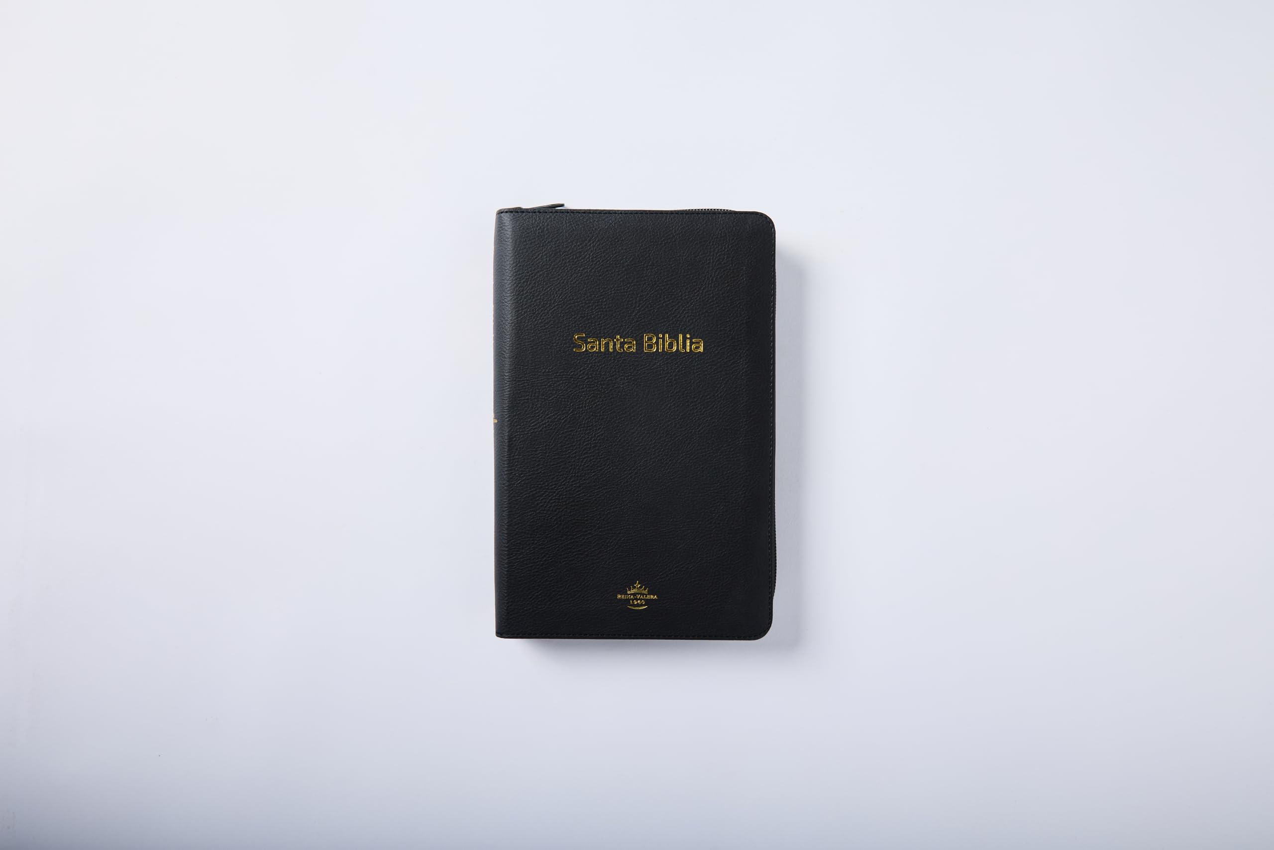 RVR60, Santa Biblia, Letra grande, Edicin porttil, Leathersoft, Negro, Palabras de Jess en Rojo, con cierre (Spanish Edition),Used