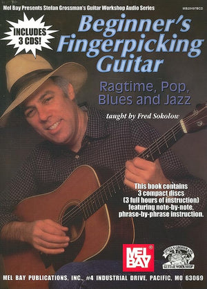 Beginner's Fingerpicking Guitar: Ragtime, Pop, Blues and Jazz,Used