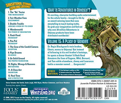 A Place of Wonder (Adventures in Odyssey),Used