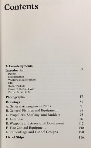 Fletcher Class Destroyers,New