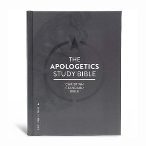 CSB Apologetics Study Bible, Gray Hardcover, Black Letter, Black Letter, Defend Your Faith, Study Notes and Commentary, Articles,Used