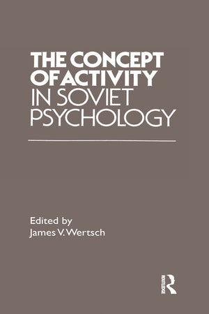 The Concept of Activity in Soviet Psychology,Used