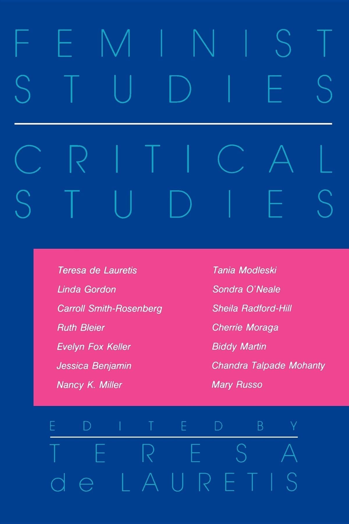 Feminist Studies / Critical Studies (Theories Of Contemporary Culture),Used