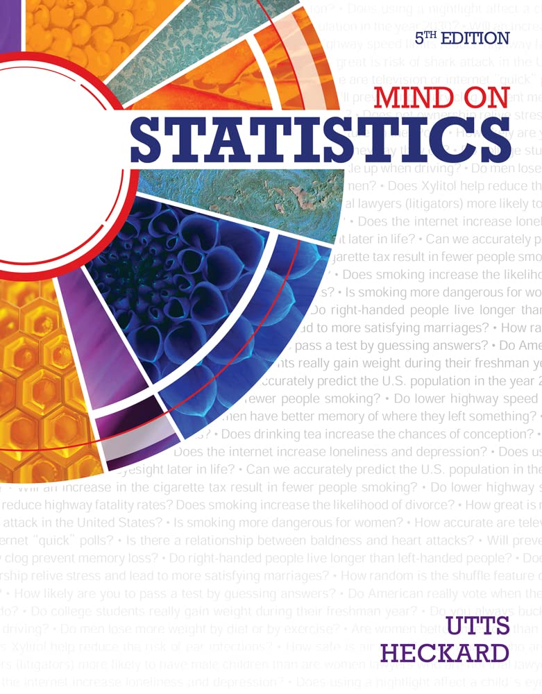 Mind on Statistics  Standalone Book,Used