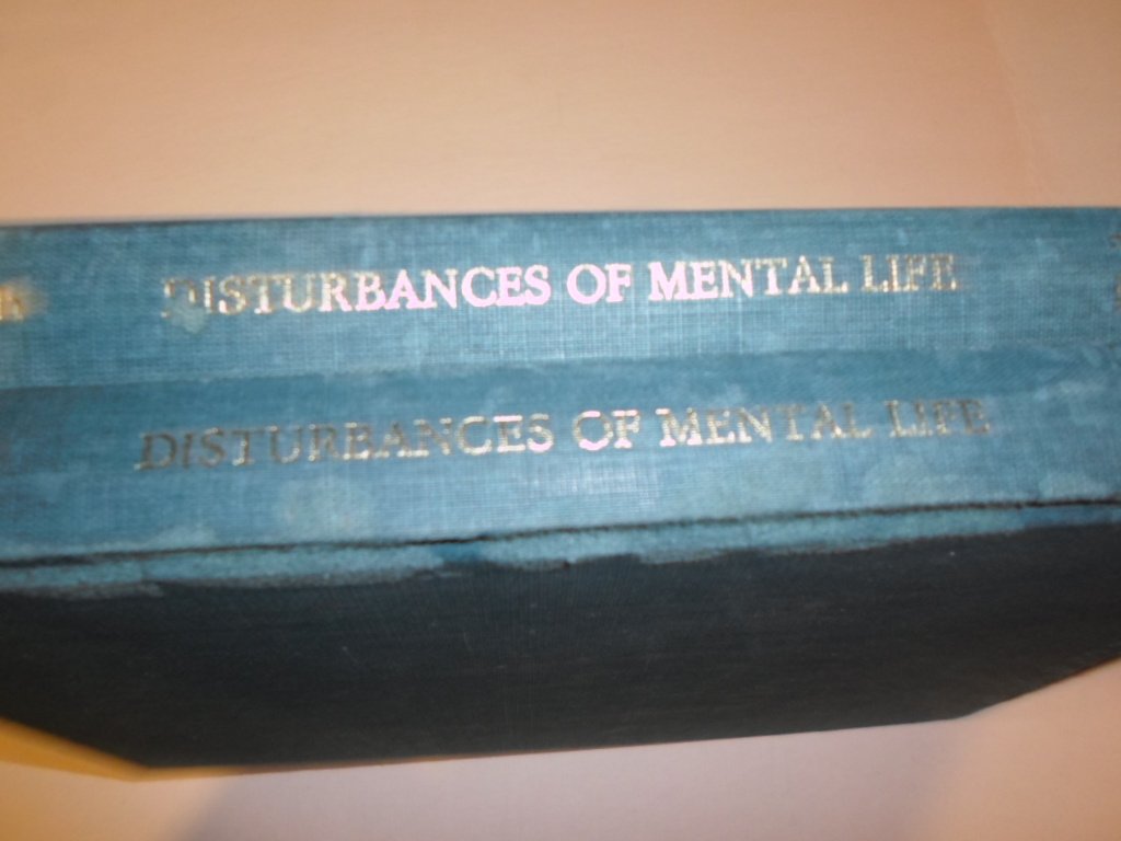 Textbook Of Disturbances Of Mental Life Or Disturbances Of The Soul And Their Treatment. Vol. 1 Theory And Vol. 2 Practice,Used