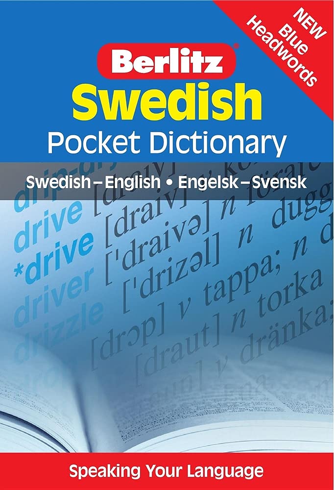 Swedish Pocket Dictionary: SwedishEnglish/EngelskSvensk (Berlitz Pocket Dictionary) (Swedish Edition),Used