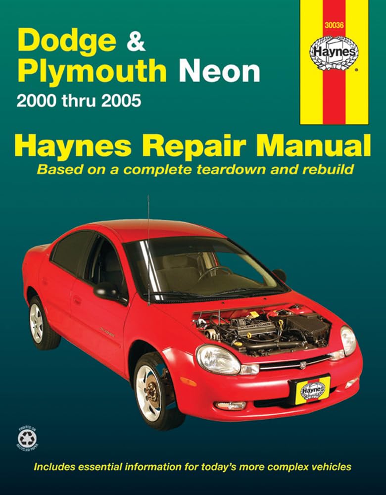 Dodge & Plymouth Neon (0005) Haynes Repair Manual (Does not include information specific to SRT4 models. Includes thorough veh,New