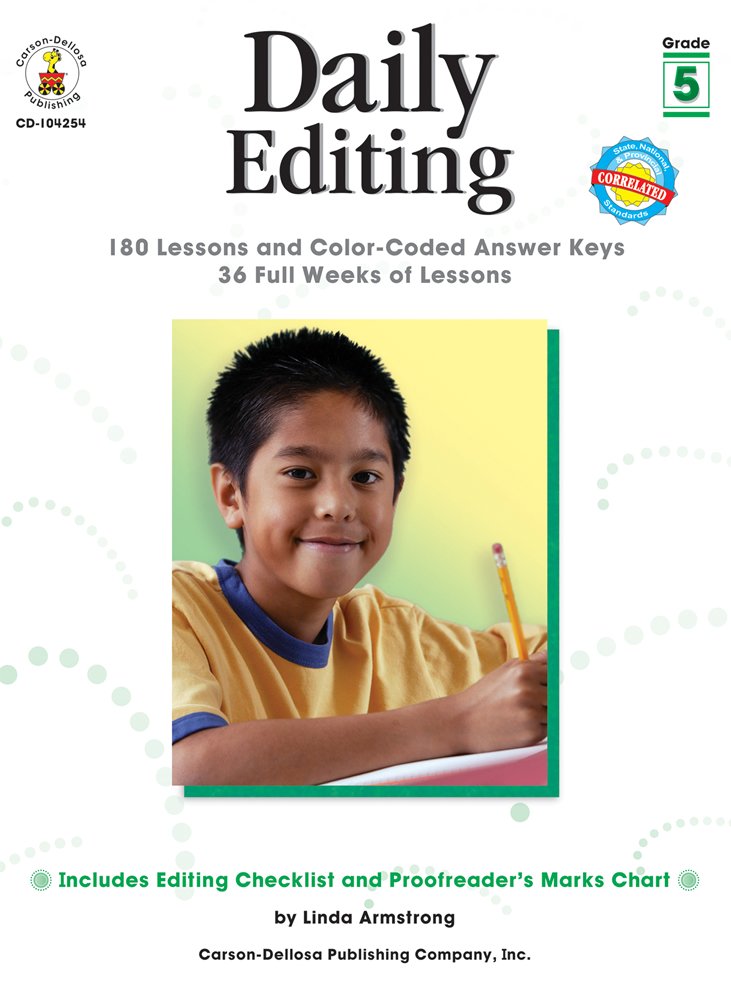 Daily Editing, Grade 5 (Daily Series),Used