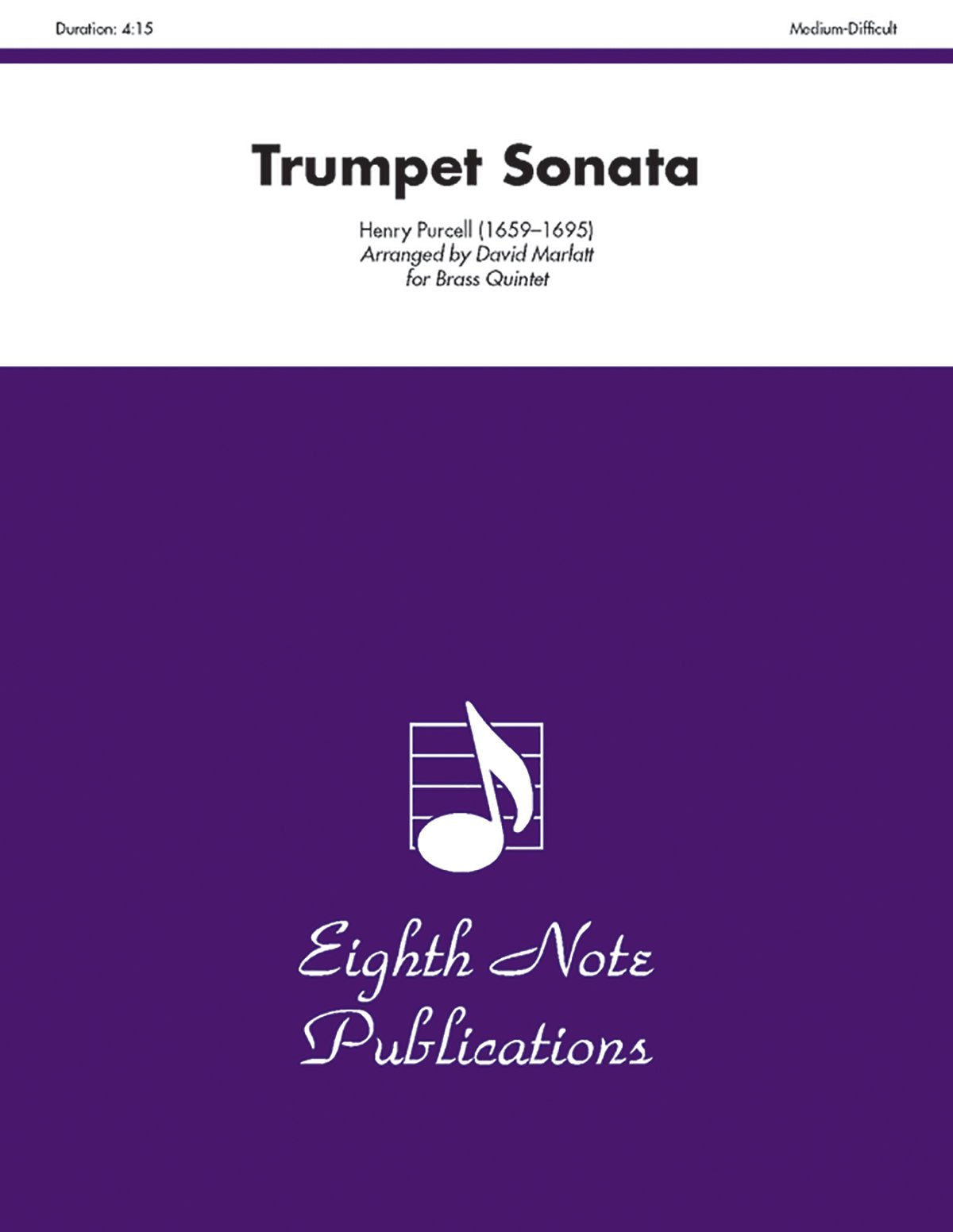 Trumpet Sonata: Trumpet Feature, Score & Parts (Eighth Note Publications),Used
