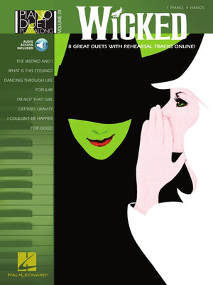 Wicked: Piano Duet PlayAlong Volume 20 | Sheet Music Songbook For 1 Piano 4 Hands With Online Audio| National Federation Of Mus