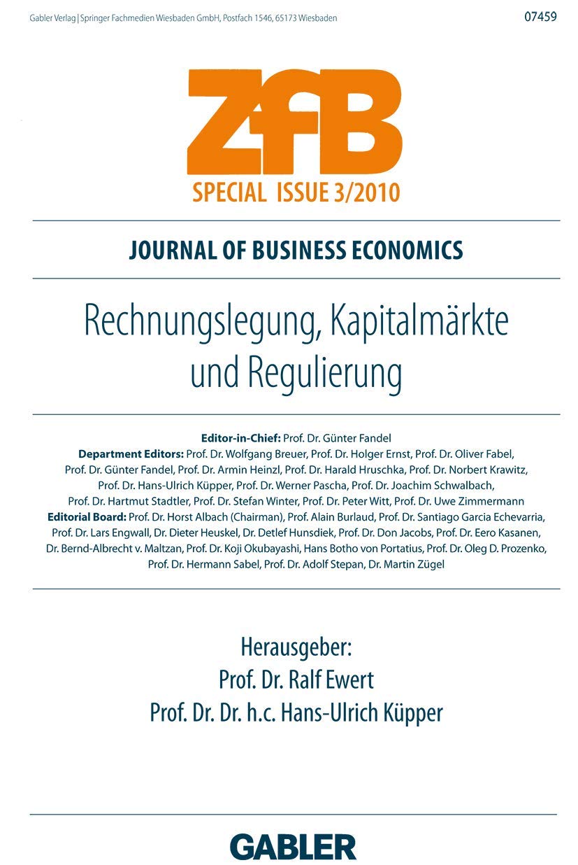 Rechnungslegung, Kapitalmrkte und Regulierung (ZfB Special Issue) (German Edition),Used