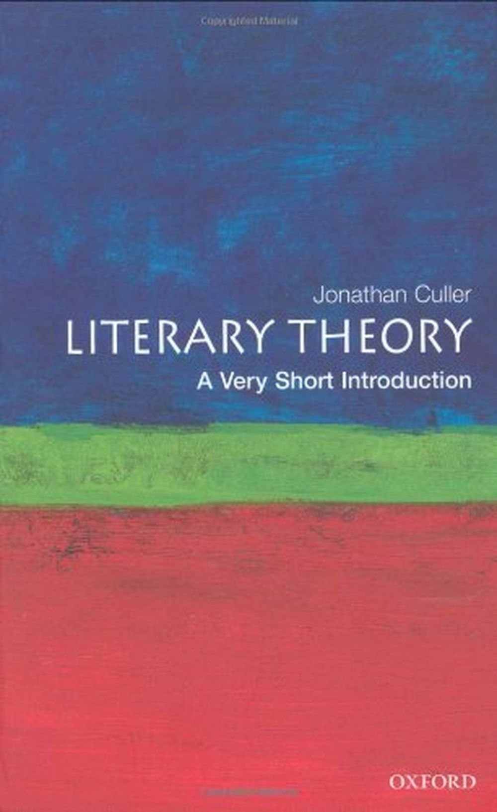 Literary Theory: A Very Short Introduction,New