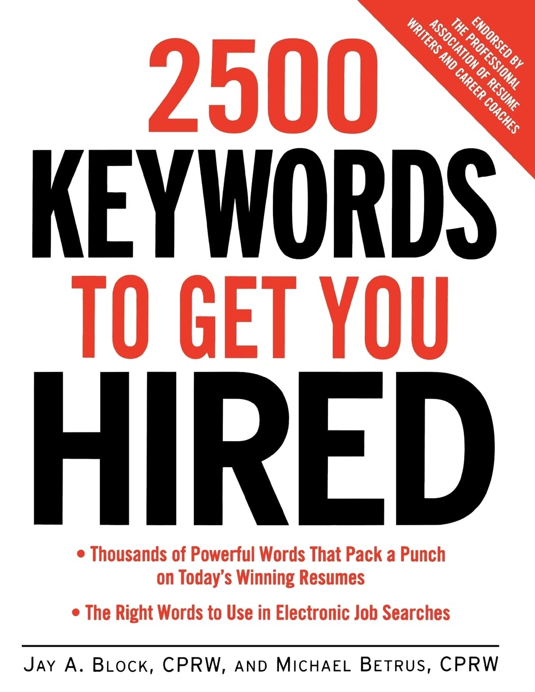 2500 Keywords To Get You Hired,Used