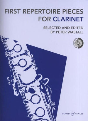 First Repertoire Pieces for Clarinet: 22 Pieces with a CD of Piano Accompaniments and Backing Tracks,Used