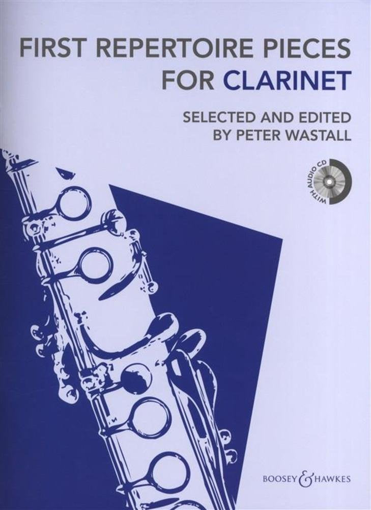 First Repertoire Pieces for Clarinet: 22 Pieces with a CD of Piano Accompaniments and Backing Tracks,Used