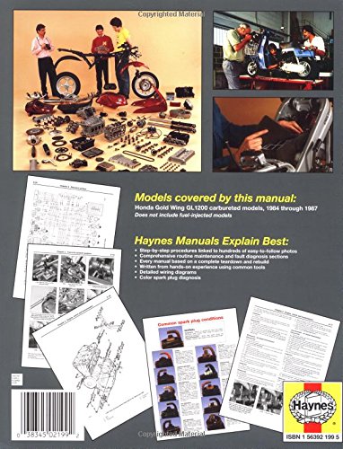 Honda GL1200 Gold Wing '84'87 (Haynes Repair Manuals),Used