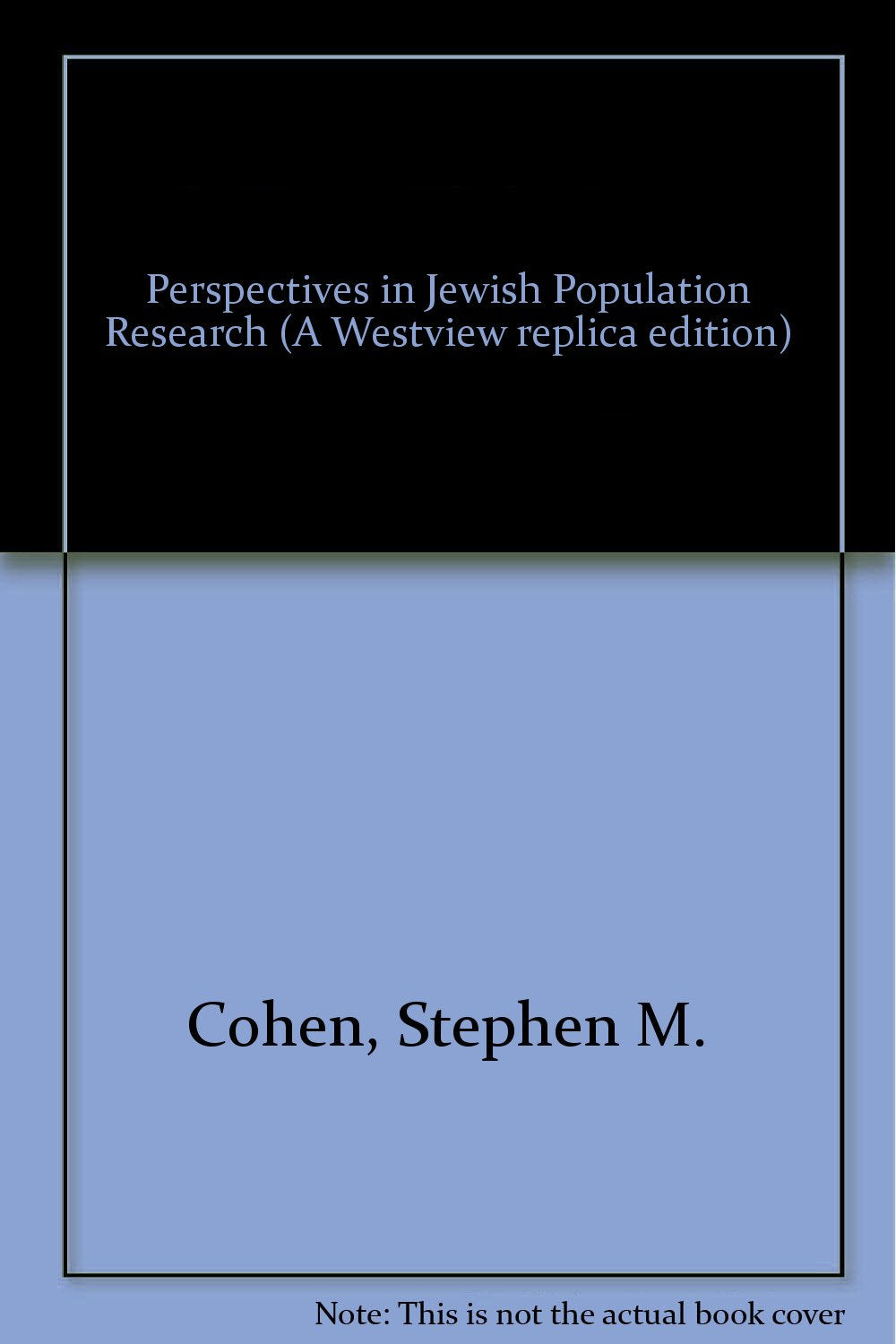 Perspectives In Jewish Population Research,Used