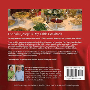 Saint Josephs Day Table Cookbook,New