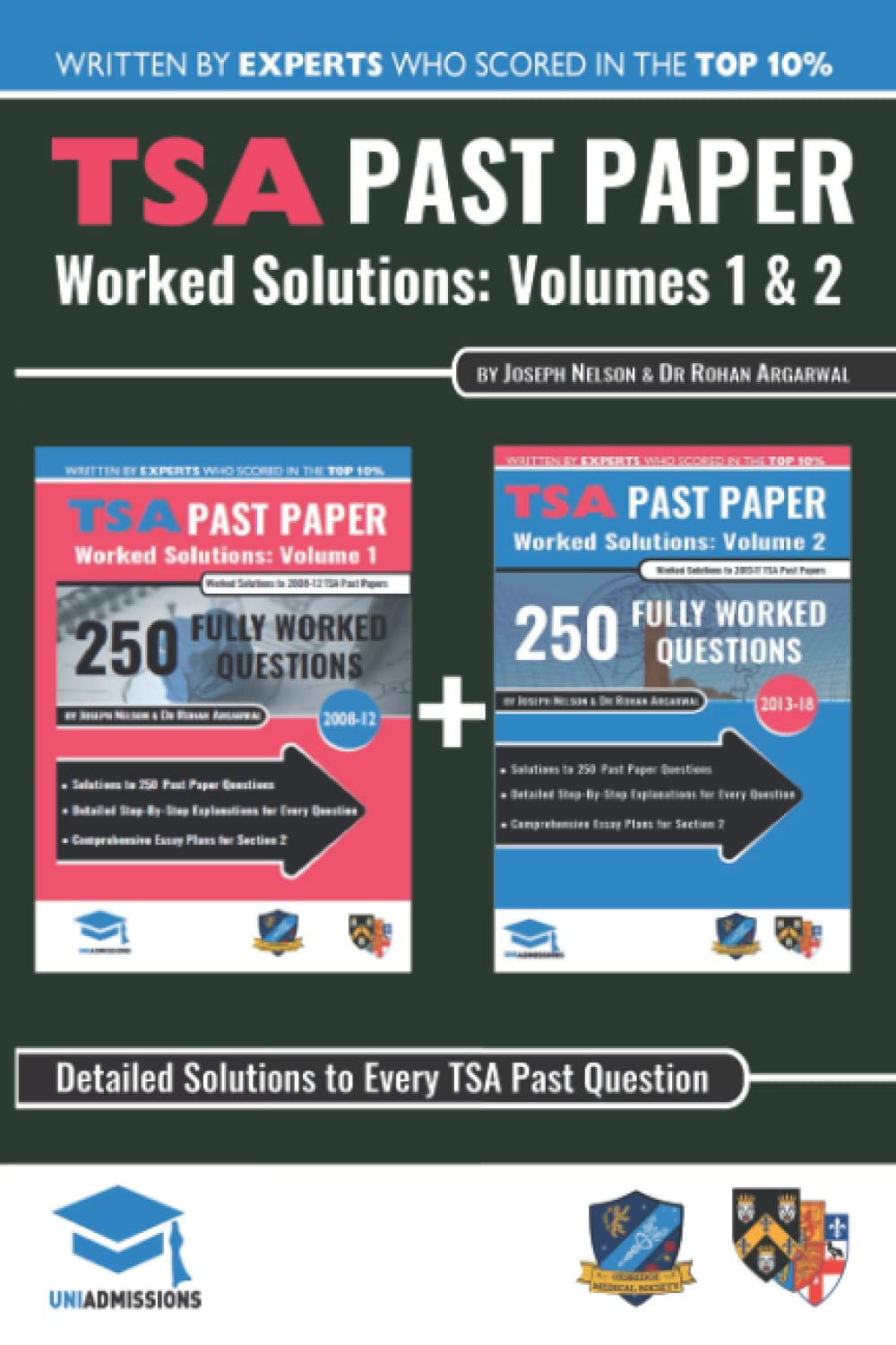 TSA Past Paper Worked Solutions: 2008  2016, Fully worked answers to 450+ Questions, Detailed Essay Plans, Thinking Skills Asse,Used