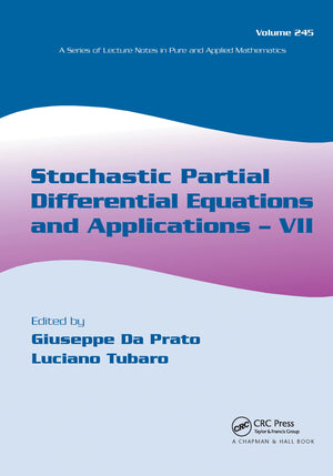 Stochastic Partial Differential Equations And Applications  Vii (Lecture Notes In Pure And Applied Mathematics),Used