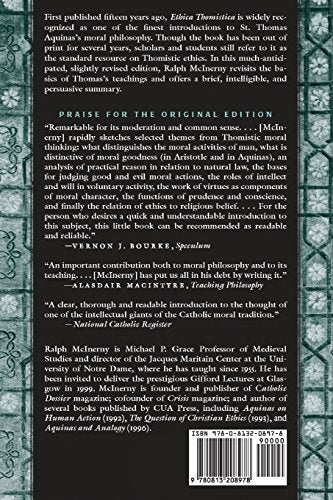 Ethica Thomistica, Revised Edition: The Moral Philosophy of Thomas Aquinas,Used