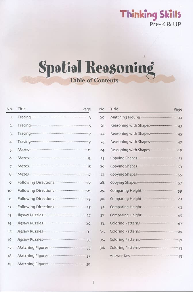 Kumon Thinking Skills Prek & Upbindup Of Prek Thinking Skills Workbook Series