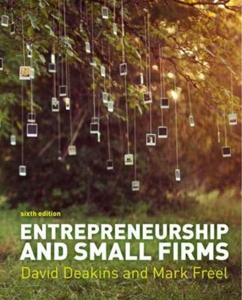Entrepreneurship and Small Firms (UK Higher Education Business Management)