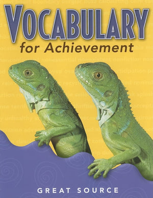 Student Edition Grade 3 2000 (Great Source Vocabulary for Achievement),New