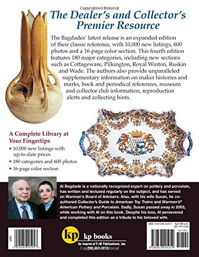 Warman's English & Continental Pottery & Porcelain: Identification & Price Guide,Used