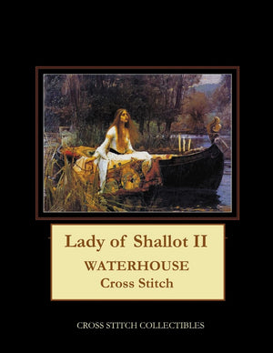 Lady of Shallot II: Waterhouse Cross Stitch Pattern,Used
