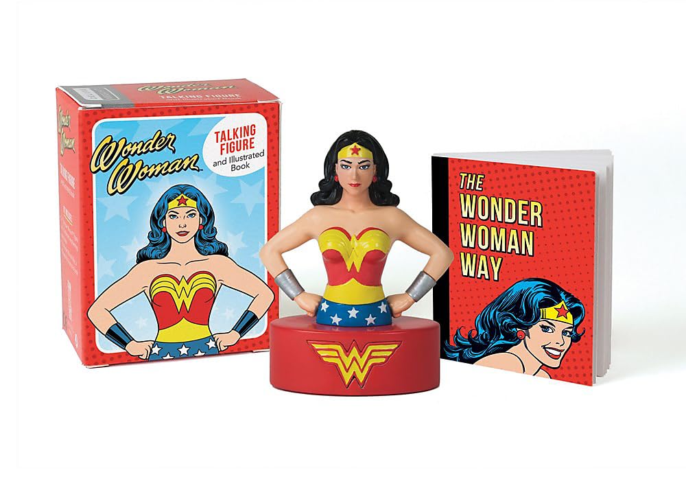 Wonder Woman Talking Figure And Illustrated Book (Rp Minis)