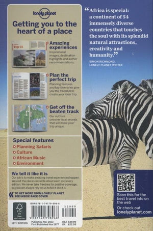 Africa 13 (ingls) (Lonely Planet Guides),Used