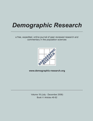 Demographic Research Volume 19 Book 5,Used