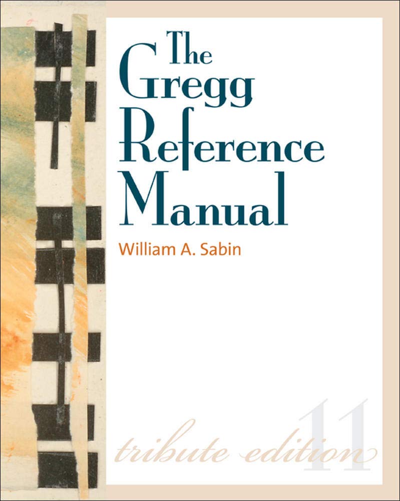 The Gregg Reference Manual w/ Desktop Edition Access Card,Used