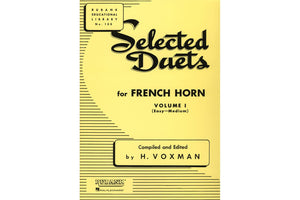 Selected Duets for French Horn: Volume 1  Easy to Medium (Rubank Educational Library),Used