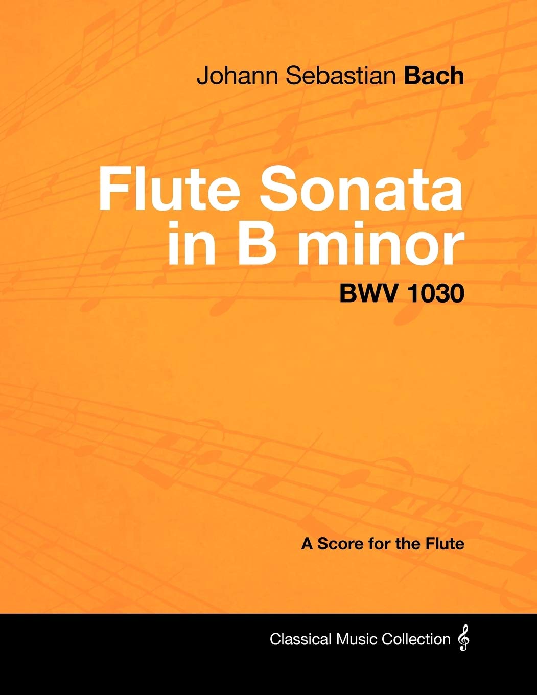 Johann Sebastian Bach  Flute Sonata In B Minor  Bwv 1030  A Score For The Flute (Classical Music Collection),Used
