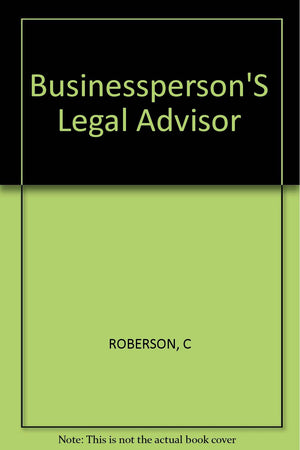 The businessperson's legal advisor,Used