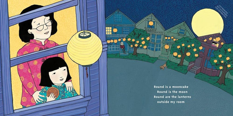 Round is a Mooncake: A Book of Shapes,Used