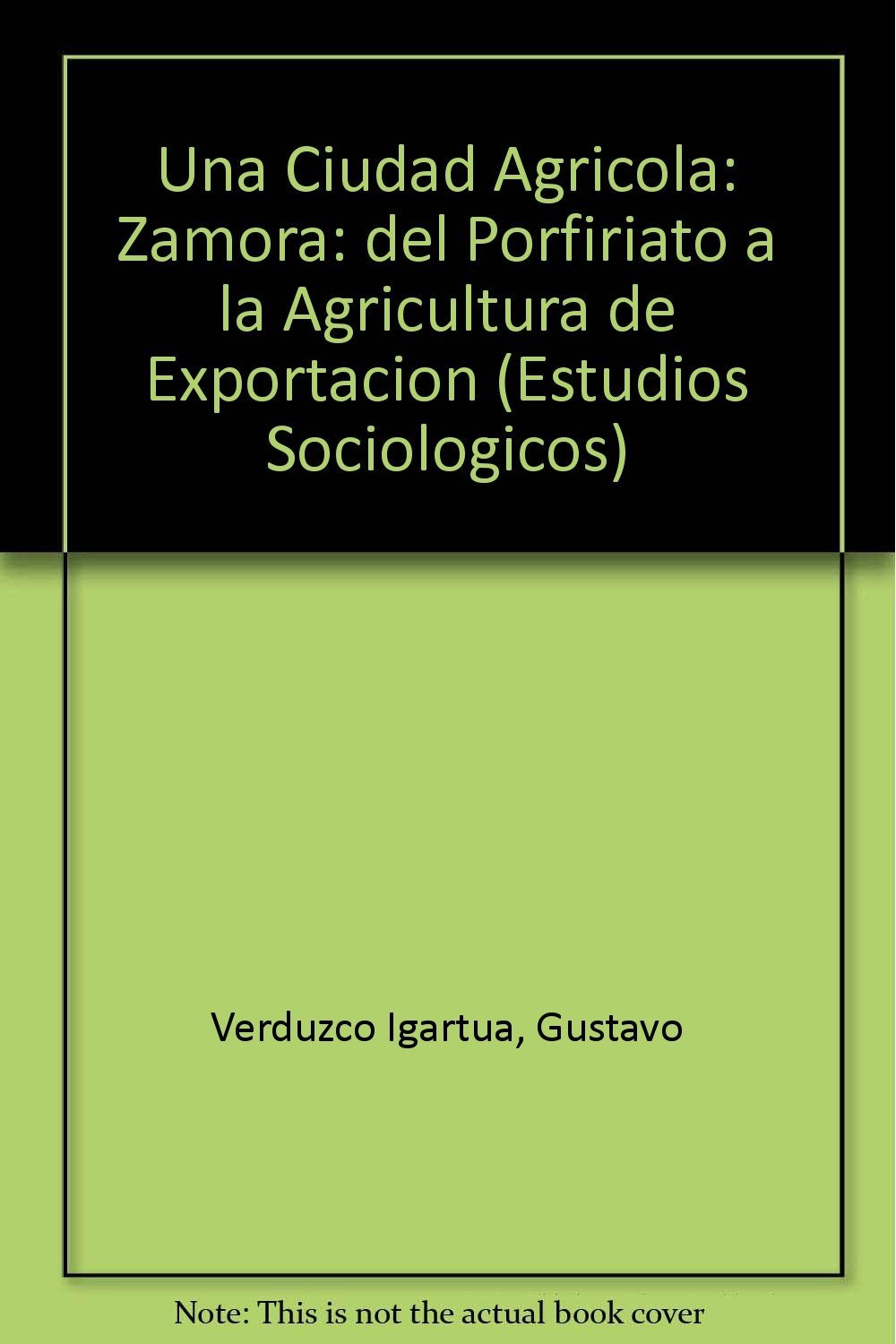 Una Ciudad Agrcola: Zamora (Spanish Edition),Used