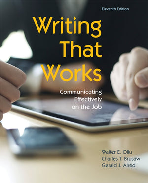 Writing That Works: Communicating Effectively on the Job, 11th Edition,New