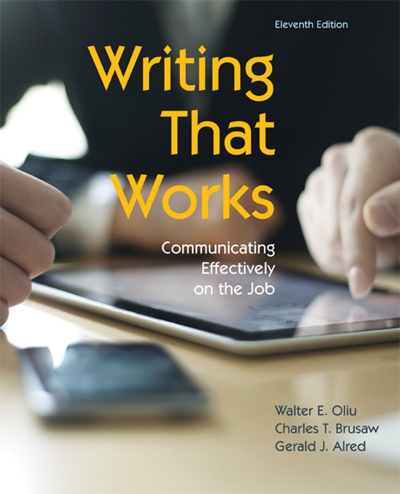 Writing That Works: Communicating Effectively on the Job, 11th Edition,Used