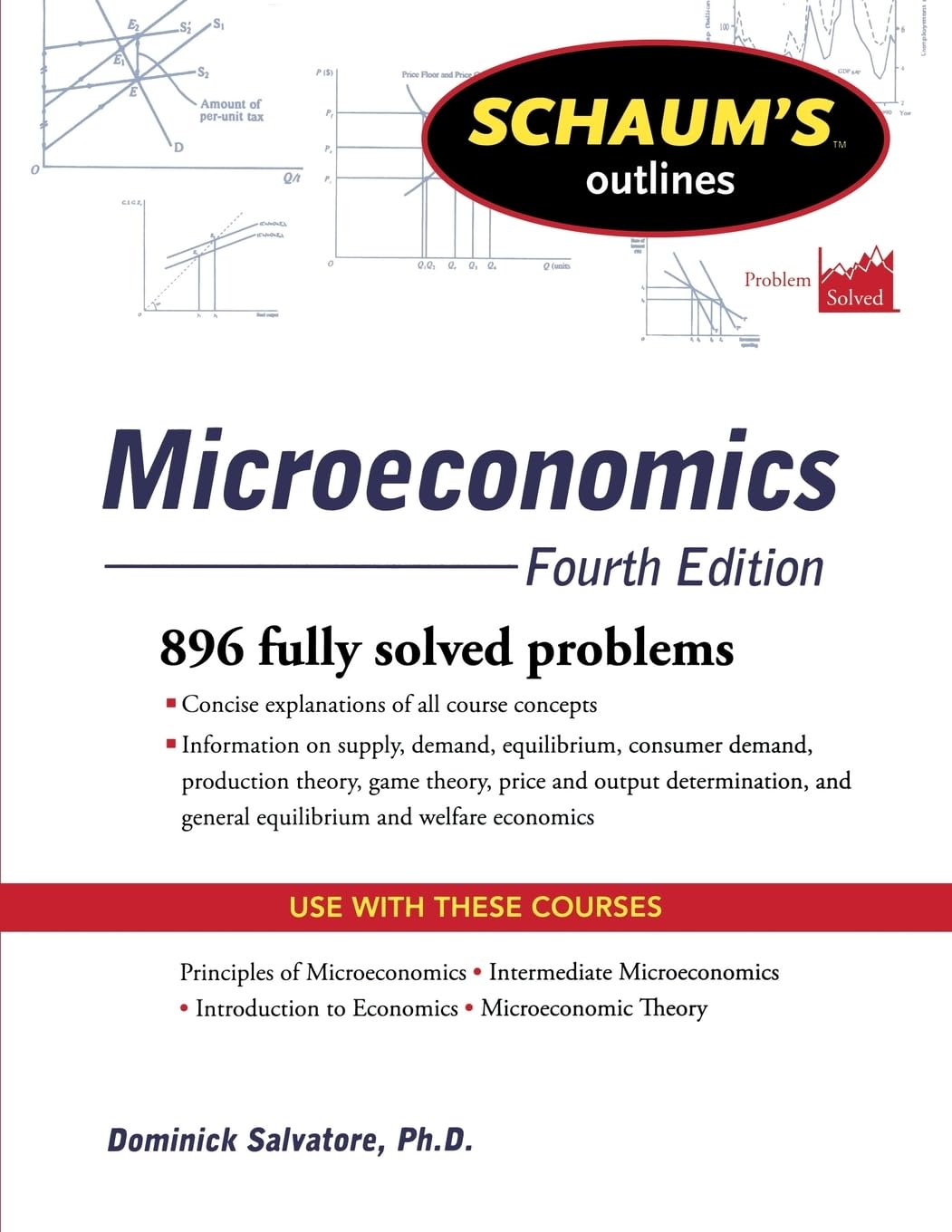 Schaum's Outline of Microeconomics, Fourth Edition (Schaum's Outlines),New