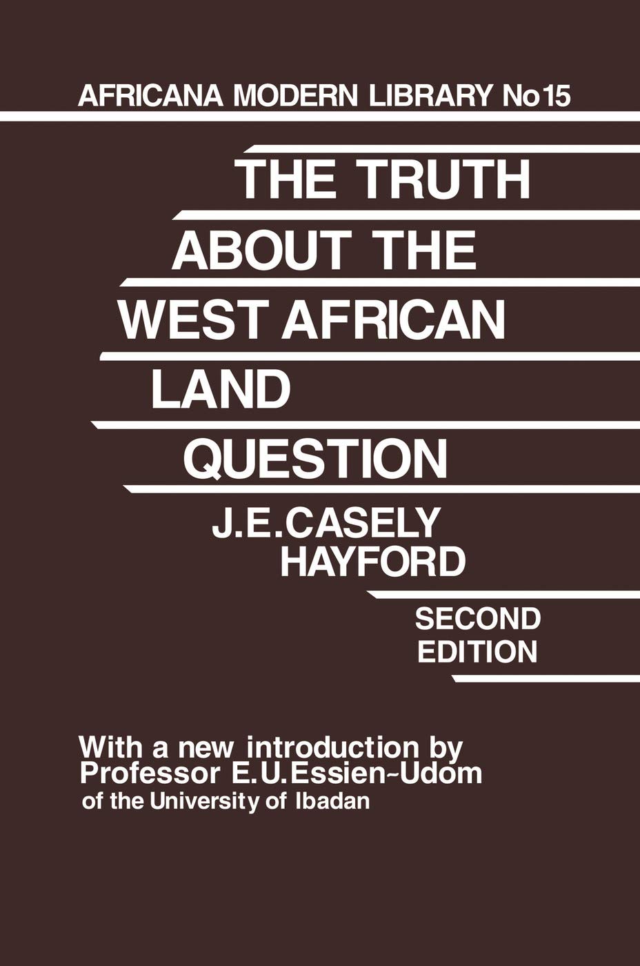 Truth About the West African Land Question,Used