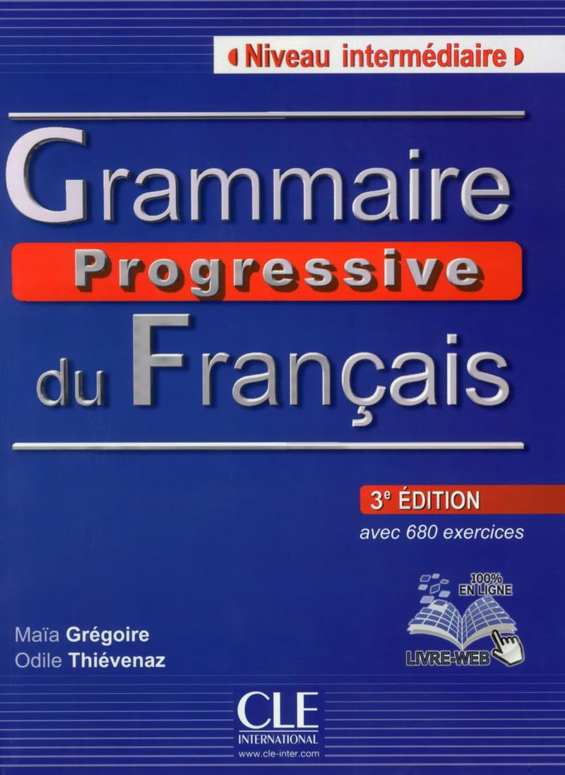 Grammaire Progressive Du Francais  Nouvelle Edition: Livre Intermediaire 3E Edition + Cdaudio (Collec Progress) (French Editio