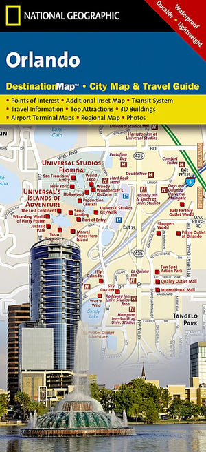 Orlando Map (National Geographic Destination City Map),New