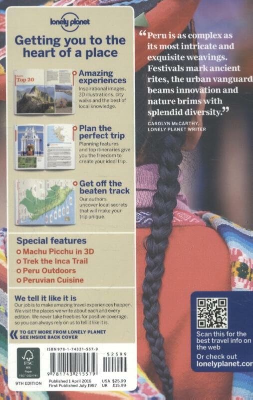 Lonely Planet Peru (Country Guide),Used
