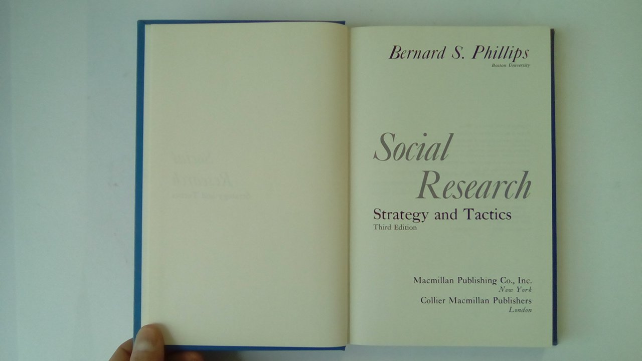 Social Research: Strategy and Tactics,Used